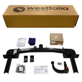 Westfalia Abnehmbare Anhängerkupplung - AHK für Opel Zafira Tourer (ab BJ 01/2012) im Set mit 13-poligem fahrzeugspezifischen Elektrosatz - 1