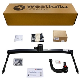 Westfalia Abnehmbare Anhängerkupplung - AHK für VW Polo / Polo Bluemotion / Polo GTI (BJ ab 04/2014) im Set mit 13-poligem fahrzeugspezifischen Westfalia Elektrosatz - 1