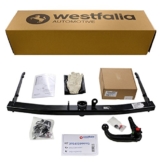 Westfalia abnehmbare Anhängerkupplung für Audi Q3 (ab BJ 09/2011) im Set mit 13-poligem fahrzeugspezifischen Westfalia Elektrosatz - 1