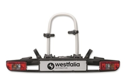 Westfalia bikelander classic Fahrradträger für die Anhängerkupplung - Zusammenklappbarer Kupplungsträger für 2 Fahrräder - E-Bike geeigneter Universal-Radträger mit 60 kg Zuladung - 1