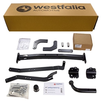 Westfalia Starre Anhängerkupplung für Fiat Scudo (BJ ab 01/07), Citroën Jumpy (BJ ab 01/07), Peugeot Expert (BJ ab 01/07), Toyota Pro Ace (BJ ab 04/12) im Set mit 13-pol. Fzg.-spez. Westfalia E-Satz - 1